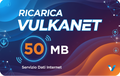 RICARICA VULKANET 50MB