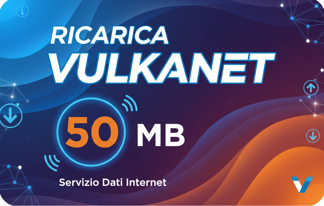 RICARICA VULKANET 50MB